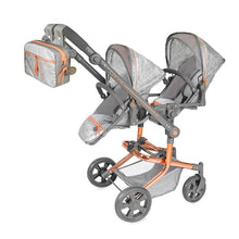 Charger l&#39;image dans la galerie, 90877 Twin Pram Doll Cityx Collection
