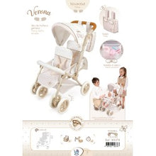 Load image into Gallery viewer, 90378 Twin Pram Verona Collection
