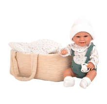 Cargar imagen en el visor de la galería, 60730 Elegance Doll Green and white Outfit
