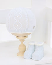 Load image into Gallery viewer, 1314  Baby Boy Hat And Booties
