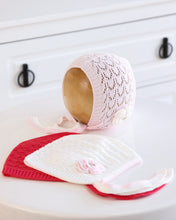 Cargar imagen en el visor de la galería, 1112 Pink White Baby Girl Hat

