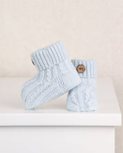 Load image into Gallery viewer, 2202  Newborn Baby Blue Booties
