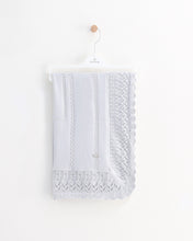 Load image into Gallery viewer, 6531-G Knitted Blanket /Shawl in Grey
