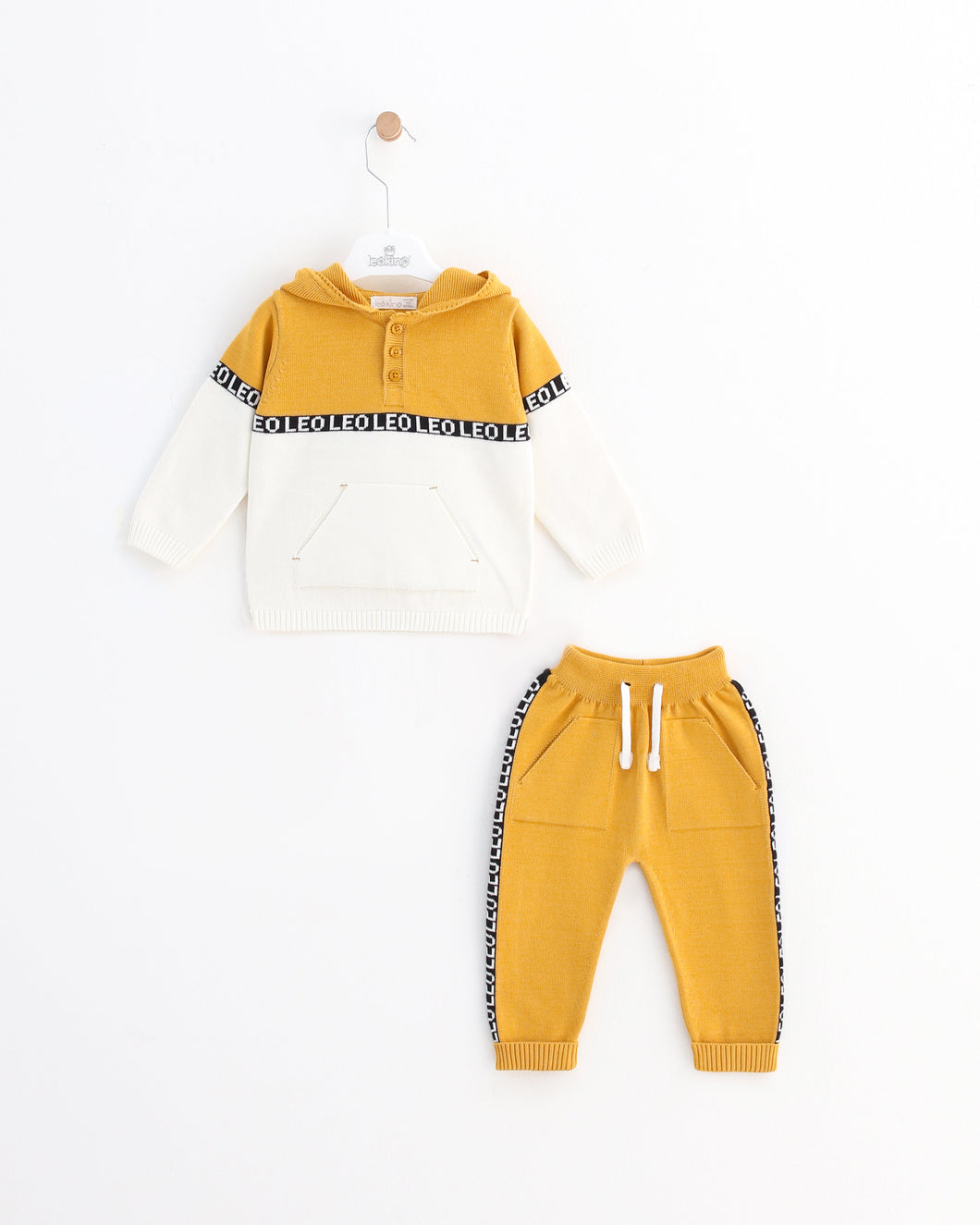 8462 Boys Mustard Knitted Set (Pack 4)