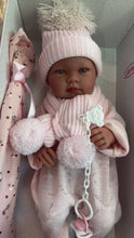 Load and play video in Gallery viewer, 84338 Bambi Pink Newborn Baby Doll
