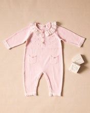 Cargar imagen en el visor de la galería, 7366-Pink  Knitted Romper (Pack4)
