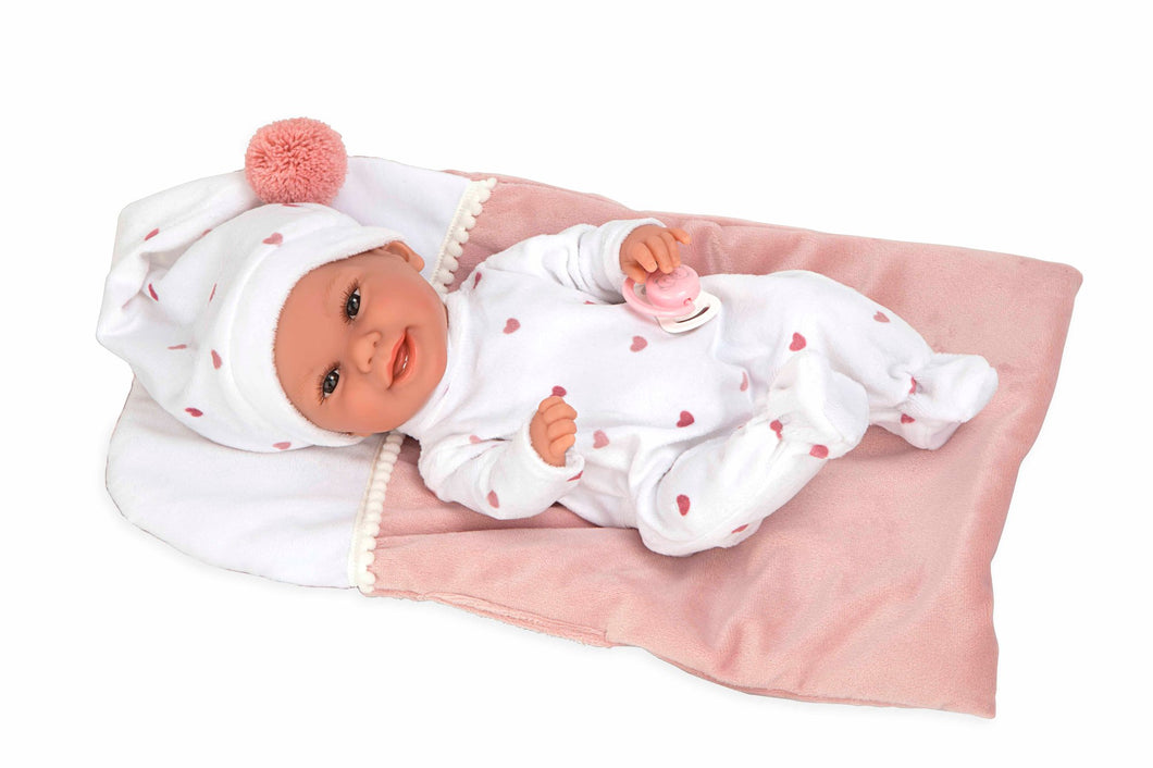 60726 Elegance white pink outfit