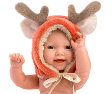 Load image into Gallery viewer, 63202 Mini Doll Baby Reindeer Hat

