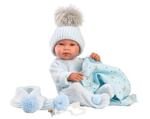 Load image into Gallery viewer, 84337 Bambi Blue Newborn Baby Doll
