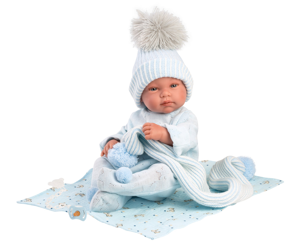 84337 Bambi Blue Newborn Baby Doll