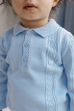 Load image into Gallery viewer, 8369-W  Boy White Knitted Set
