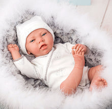 Load image into Gallery viewer, 98048 Noel Reborn Doll with Carrycot and Teddy
