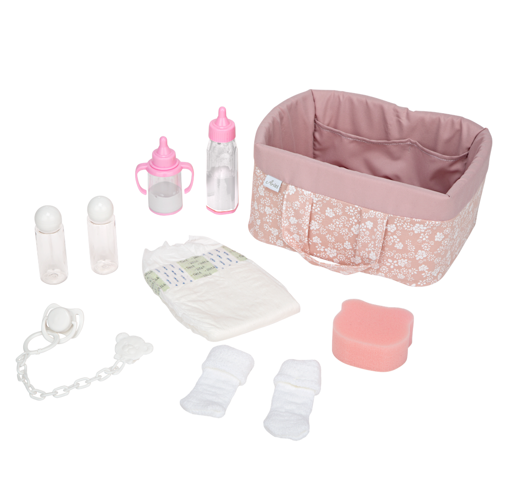 6362  Pink Elegance Layette with Accessories