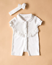 Load image into Gallery viewer, 12602-BGE Baby Girls Romper
