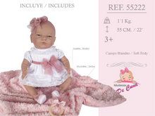 Load image into Gallery viewer, 55522 Anya Reborn Baby Doll
