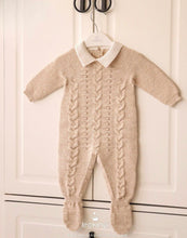 Charger l&#39;image dans la galerie, 9317-B Beige Knitted Romper
